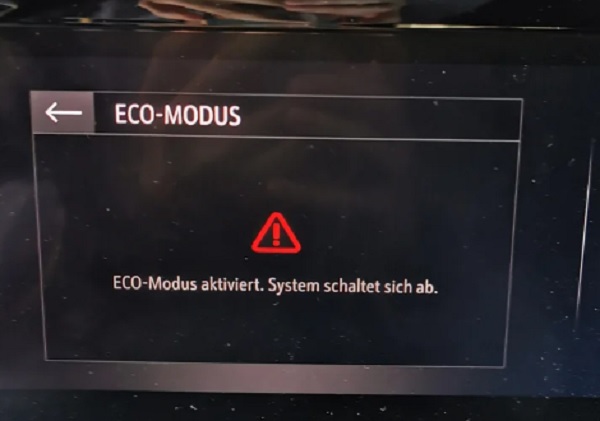 Opel Crossland enerji tasarruf modu kapatma1