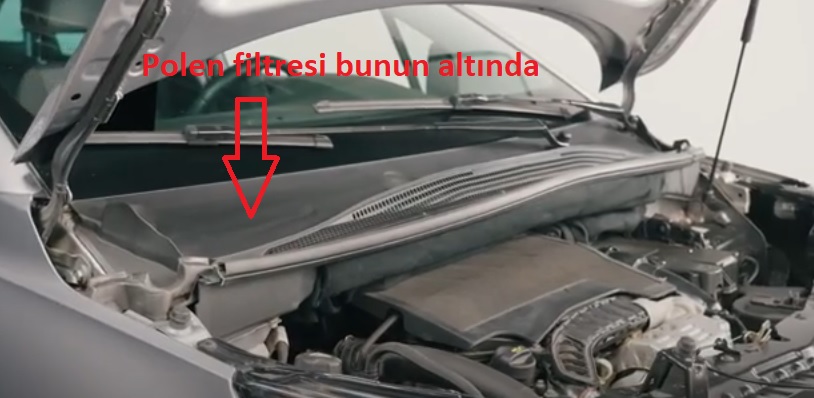 Opel Crossland polen filtresi nerede