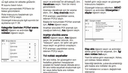 Opel Crossland navigasyon nasıl kullanılır ?