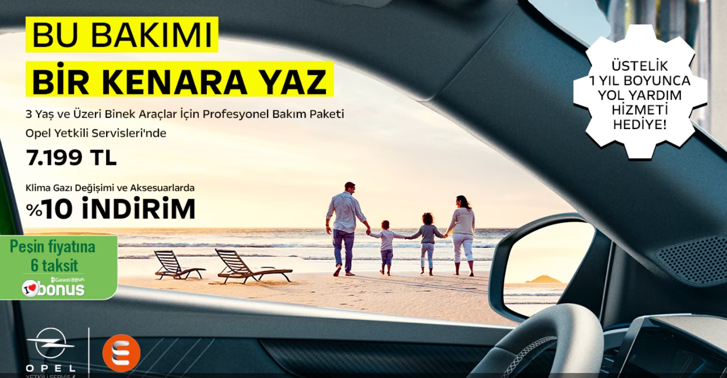 Opel periyodik bakım fiyatları 2025